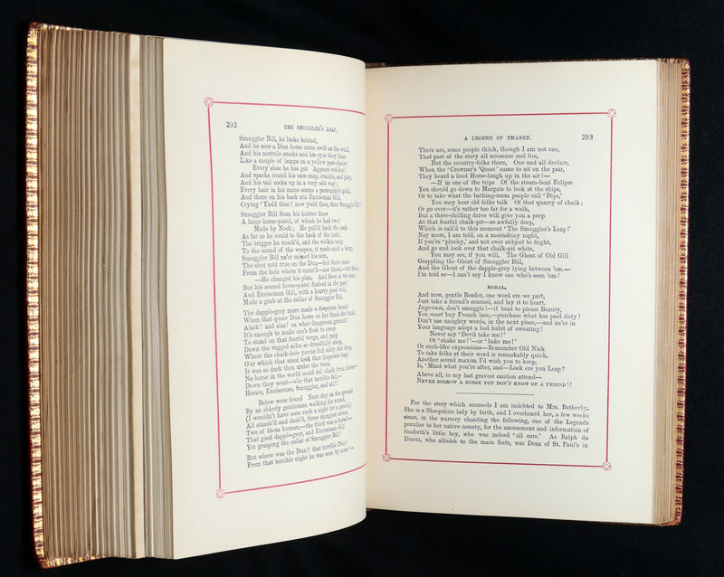 1878 Carmine Edition – The Ingoldsby Legends by Thomas Ingoldsby, Illustrated