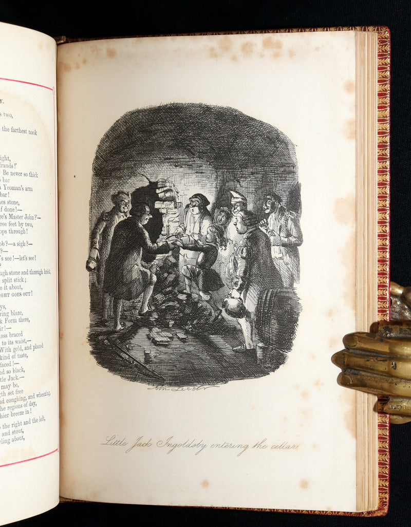 1878 Carmine Edition – The Ingoldsby Legends by Thomas Ingoldsby, Illustrated