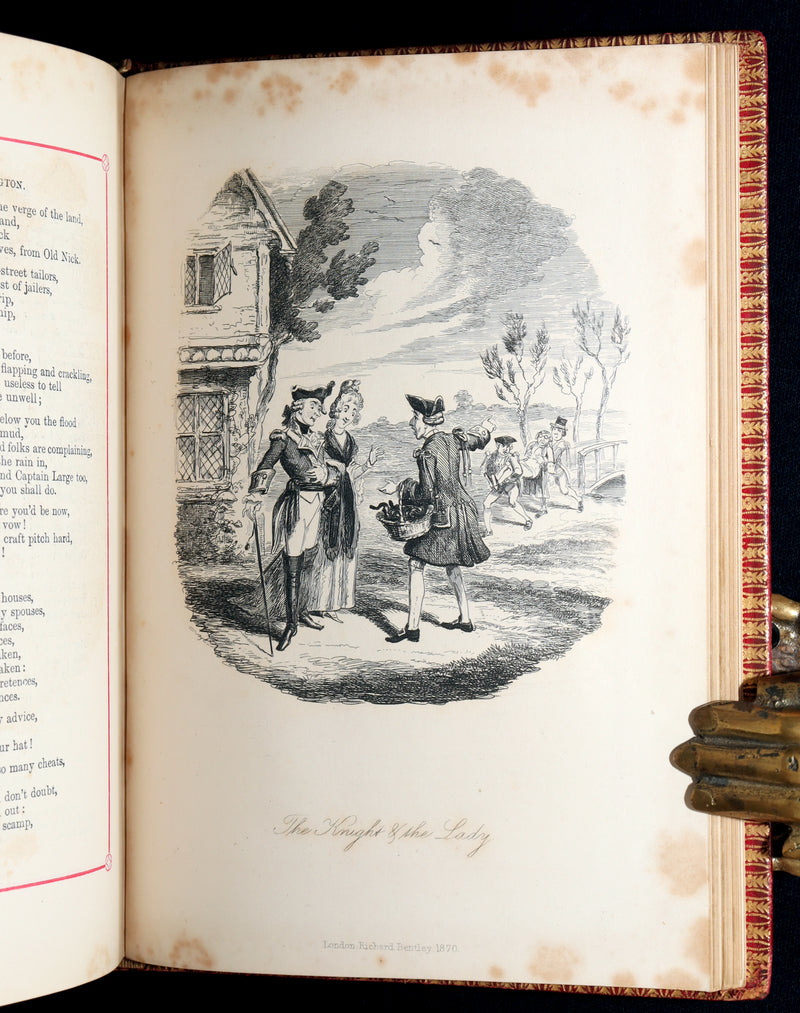 1878 Carmine Edition – The Ingoldsby Legends by Thomas Ingoldsby, Illustrated