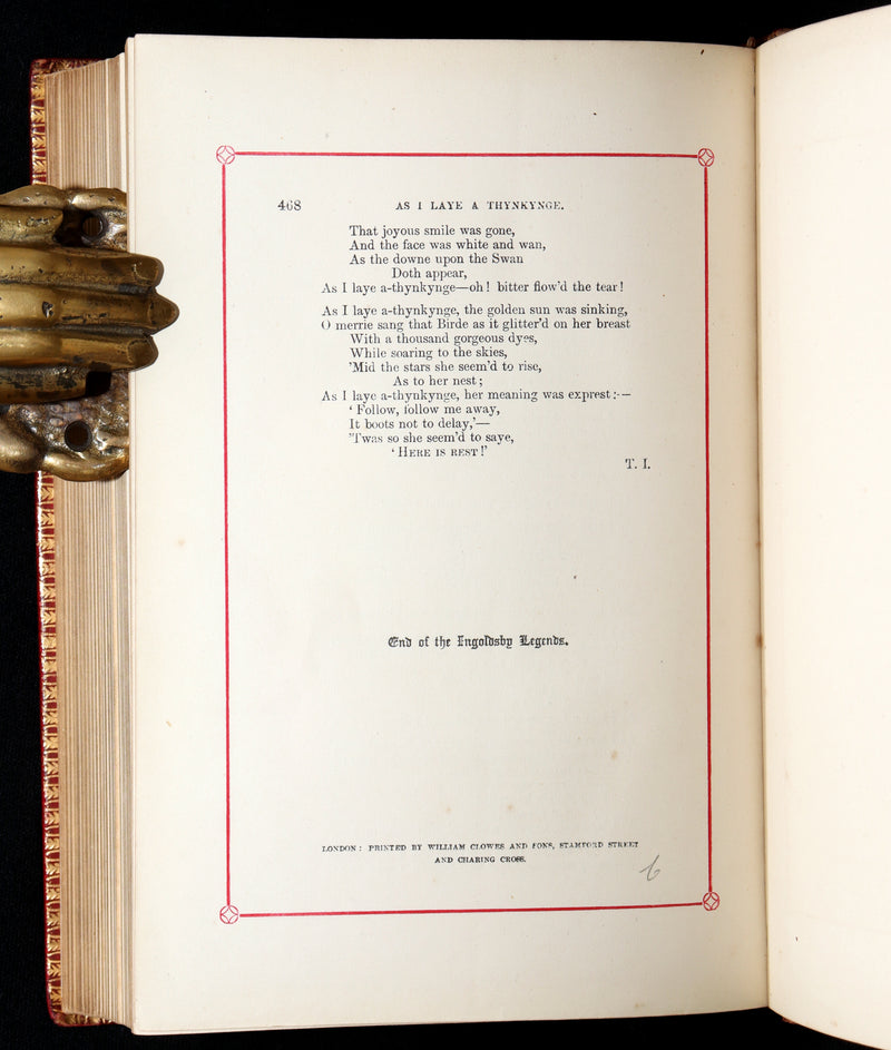 1878 Carmine Edition – The Ingoldsby Legends by Thomas Ingoldsby, Illustrated