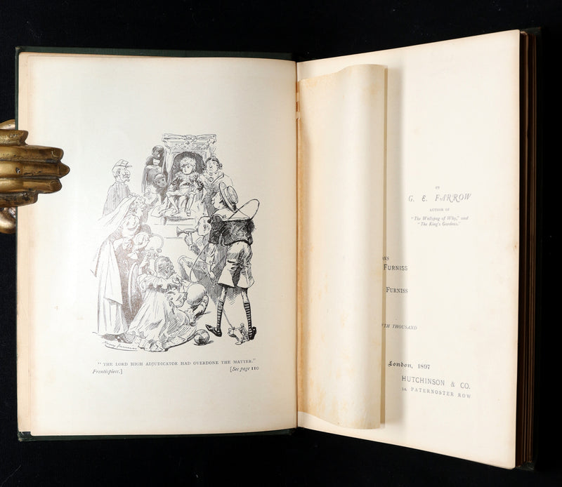 1897 Rare Book – The Missing Prince by G. E. Farrow Illustrated by Harry Furniss
