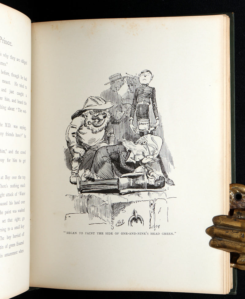 1897 Rare Book – The Missing Prince by G. E. Farrow Illustrated by Harry Furniss