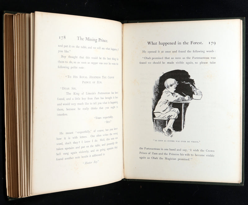 1897 Rare Book – The Missing Prince by G. E. Farrow Illustrated by Harry Furniss