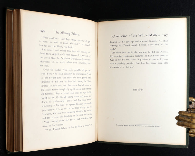 1897 Rare Book – The Missing Prince by G. E. Farrow Illustrated by Harry Furniss