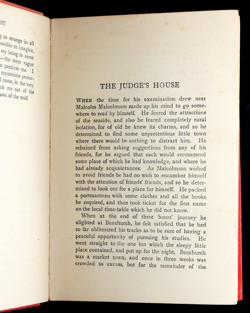1914 Rare Book - Dracula’s Guest and Other Weird Stories by Bram Stoker