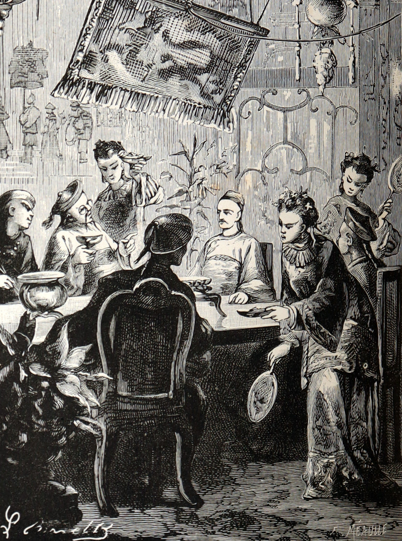 1883 Rare Third Edition - The Tribulations of a Chinaman by Jules Verne