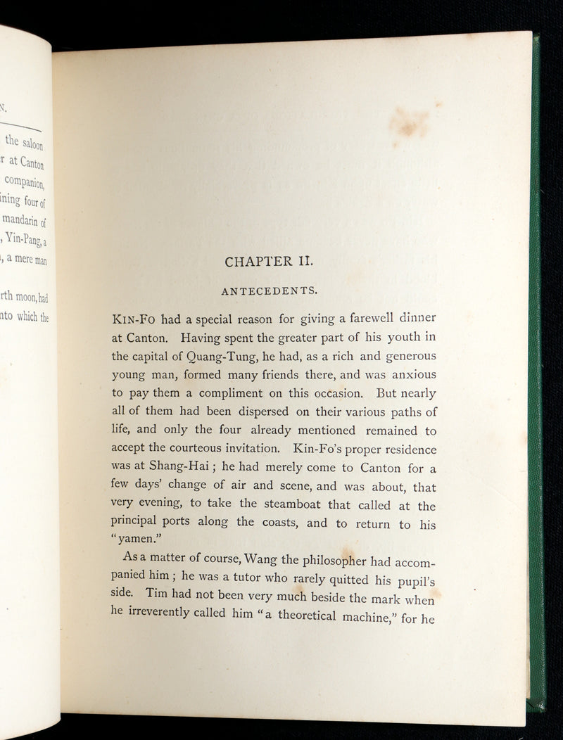 1883 Rare Third Edition - The Tribulations of a Chinaman by Jules Verne