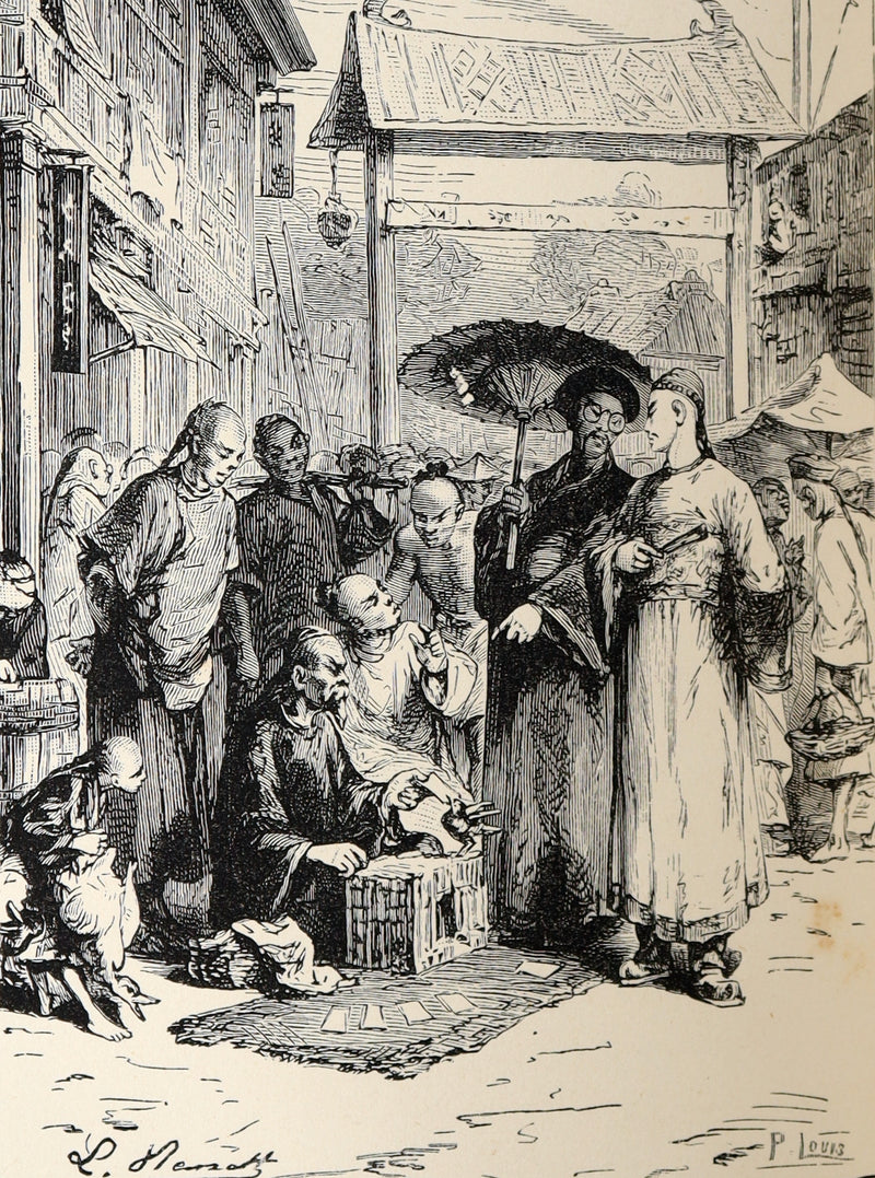 1883 Rare Third Edition - The Tribulations of a Chinaman by Jules Verne