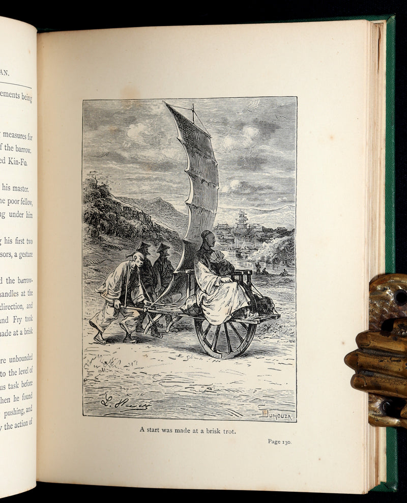 1883 Rare Third Edition - The Tribulations of a Chinaman by Jules Verne