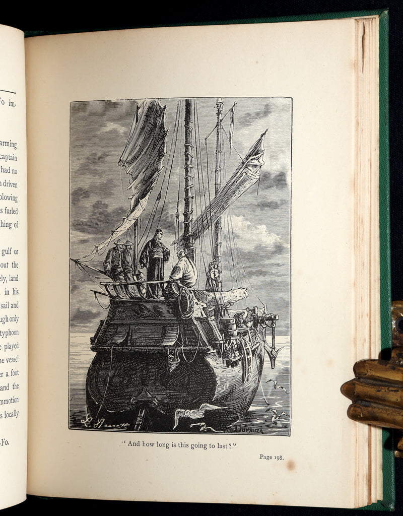 1883 Rare Third Edition - The Tribulations of a Chinaman by Jules Verne