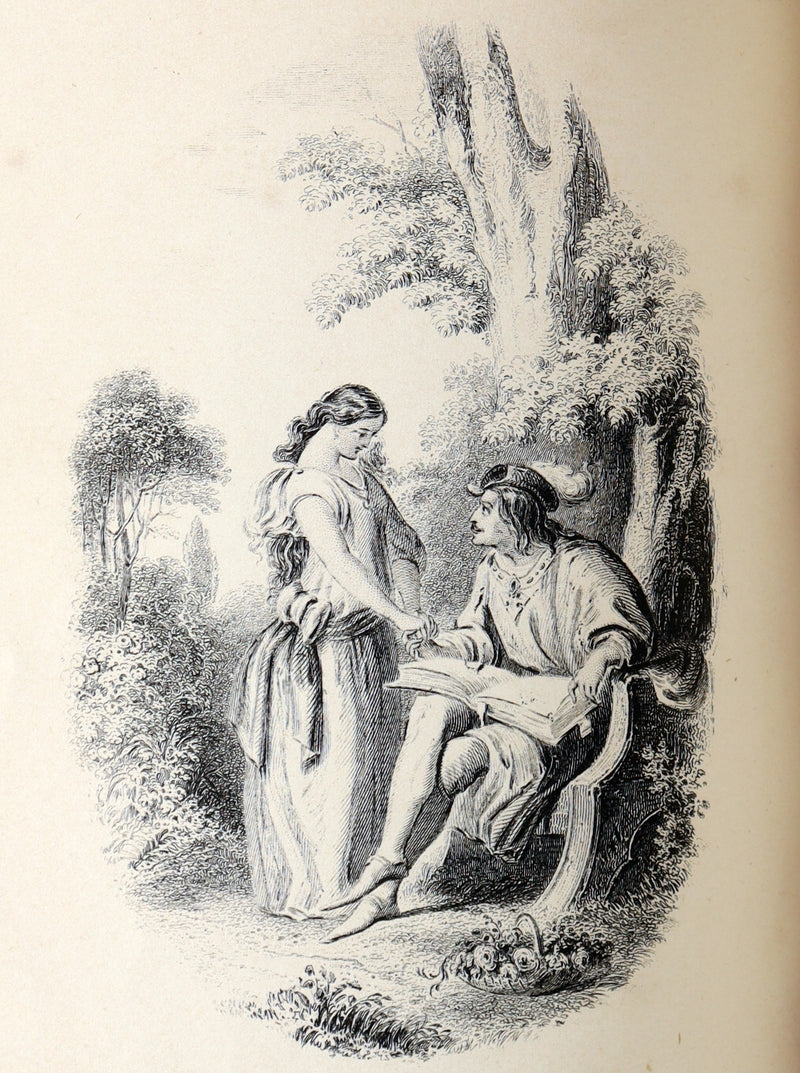 1880 Rare Book - The Poetical Works of Henry Wadsworth Longfellow Illustrated