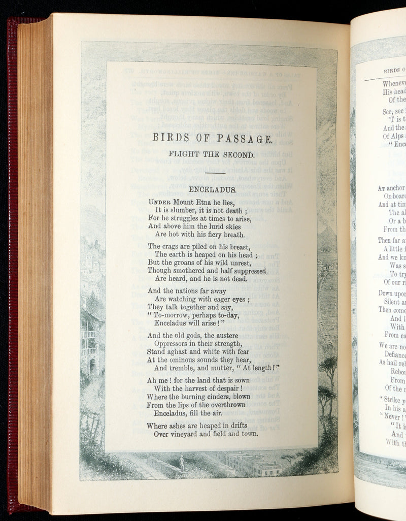 1880 Rare Book - The Poetical Works of Henry Wadsworth Longfellow Illustrated