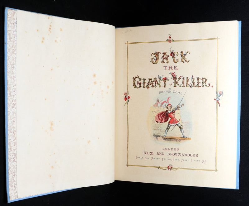 1888 First Edition - Jack The Giant Killer color illustrated by Richard Doyle