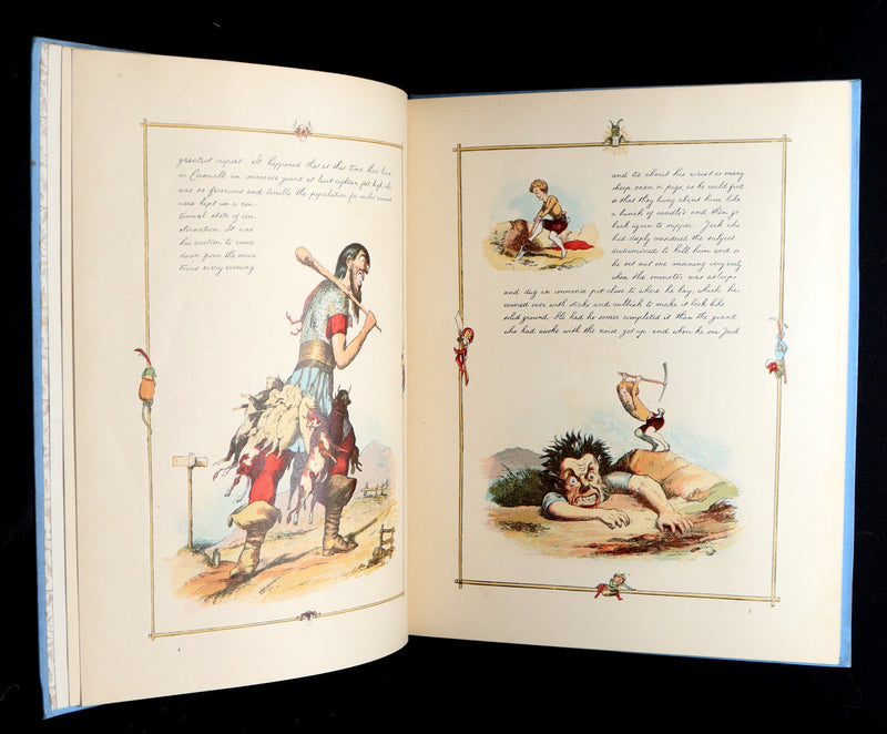 1888 First Edition - Jack The Giant Killer color illustrated by Richard Doyle