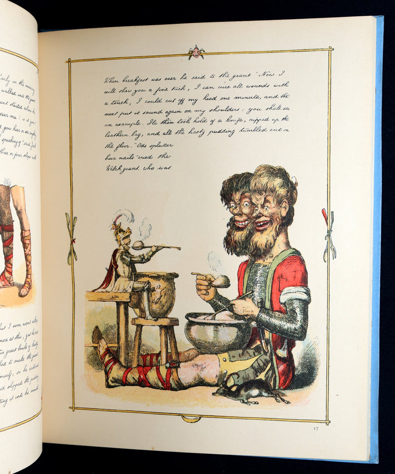 1888 First Edition - Jack The Giant Killer color illustrated by Richard Doyle