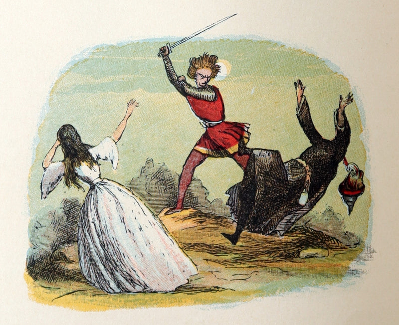 1888 First Edition - Jack The Giant Killer color illustrated by Richard Doyle