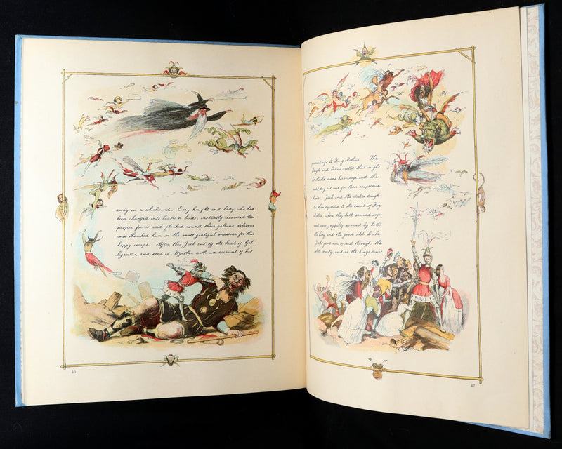 1888 First Edition - Jack The Giant Killer color illustrated by Richard Doyle