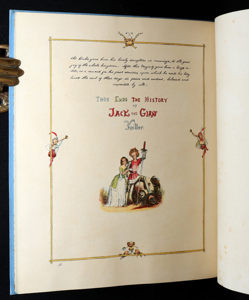 1888 First Edition - Jack The Giant Killer color illustrated by Richard Doyle