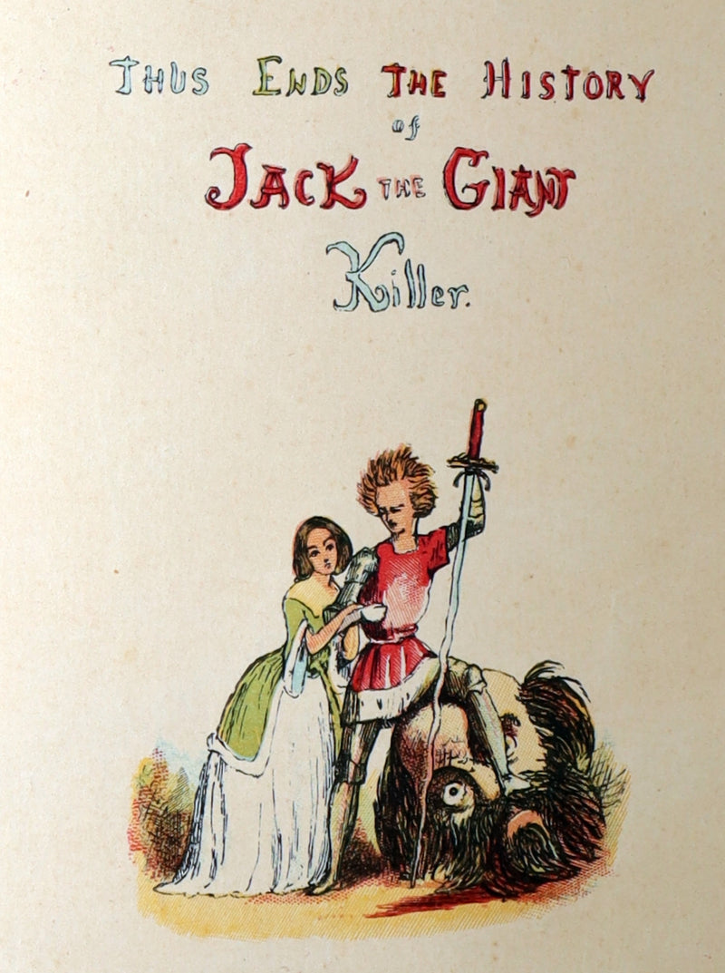 1888 First Edition - Jack The Giant Killer color illustrated by Richard Doyle