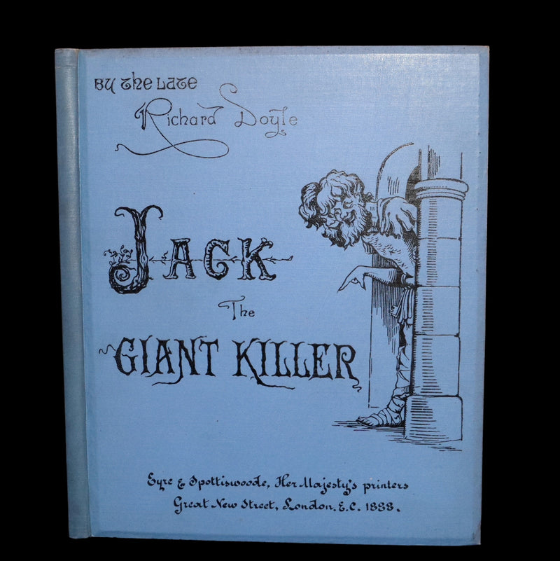 1888 First Edition - Jack The Giant Killer color illustrated by Richard Doyle