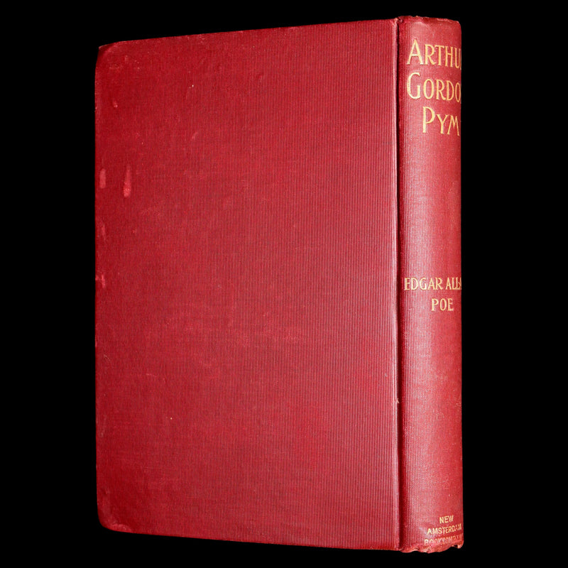 1889 Rare Book - The Narrative of Arthur Gordon Pym by Edgar Allan Poe