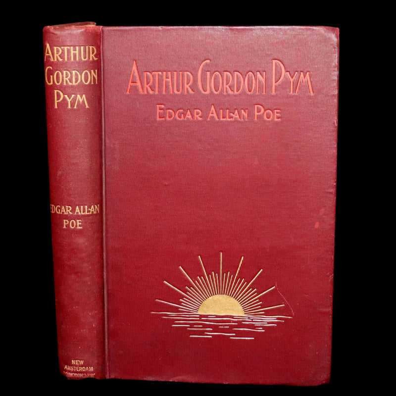 1889 Rare Book - The Narrative of Arthur Gordon Pym by Edgar Allan Poe