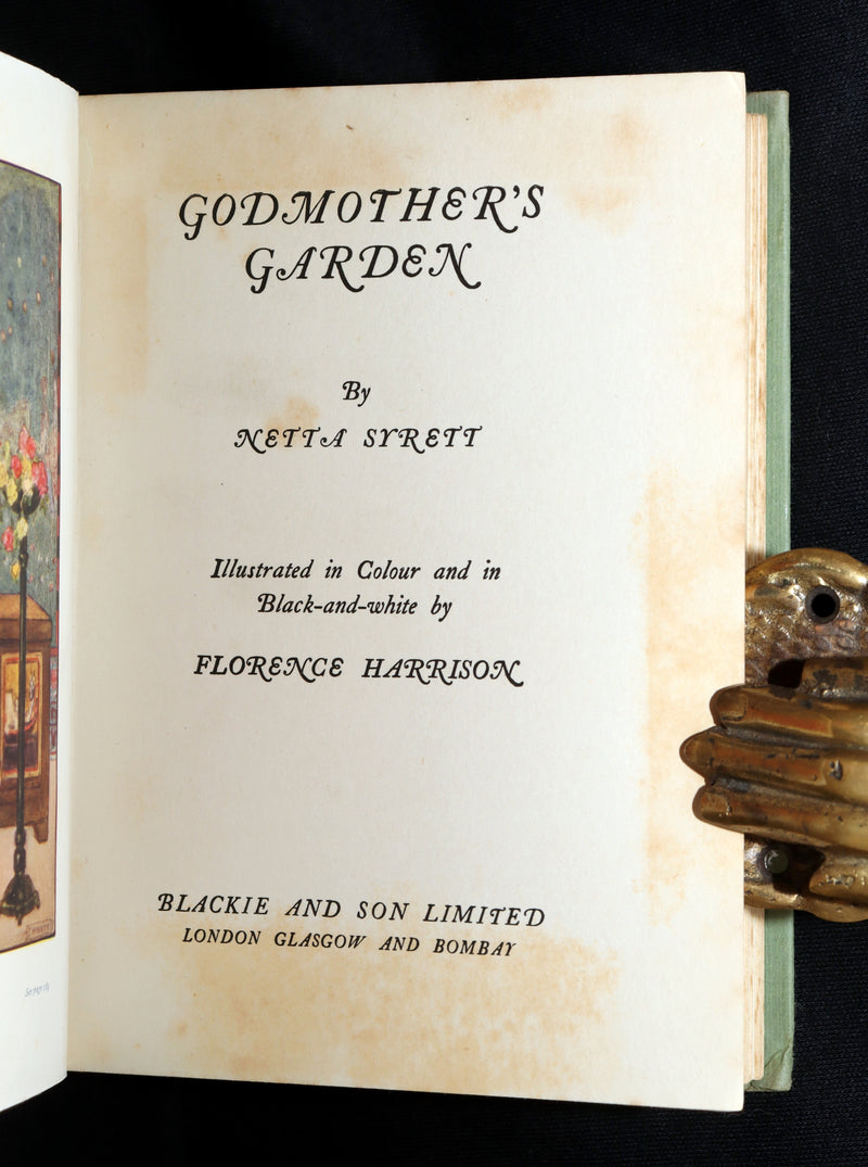 1919 Scarce First Edition - Godmother’s Garden Illustrated by Florence Harrison