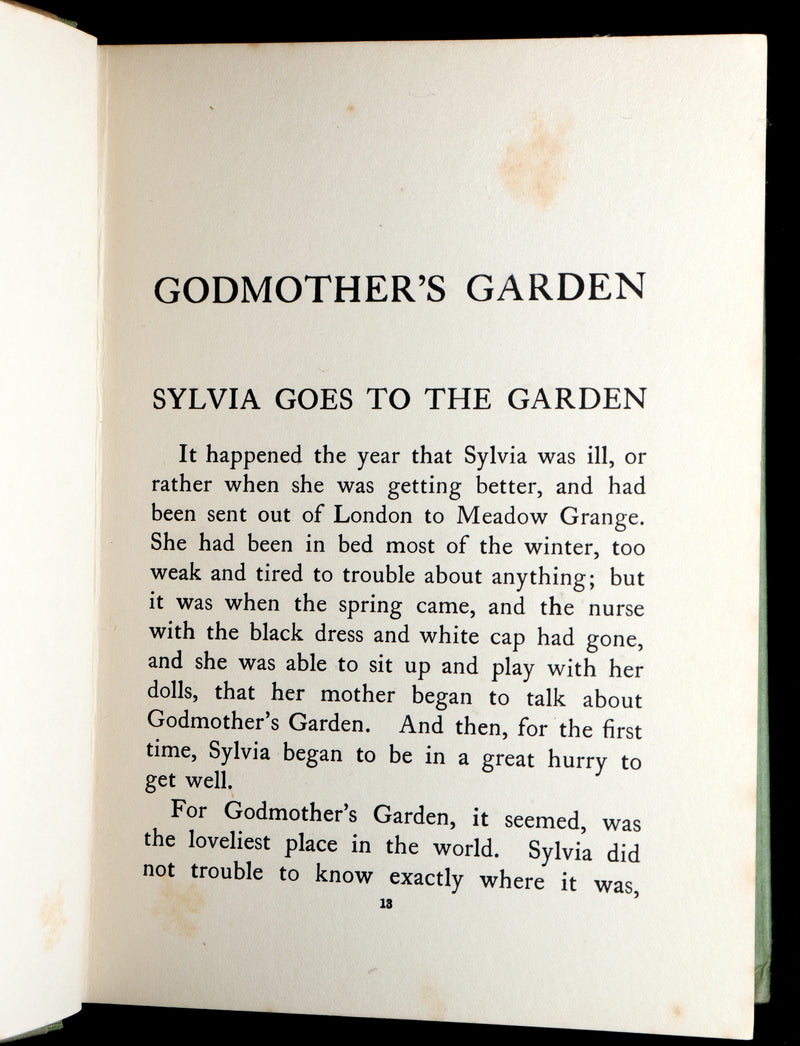 1919 Scarce First Edition - Godmother’s Garden Illustrated by Florence Harrison