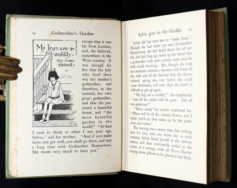 1919 Scarce First Edition - Godmother’s Garden Illustrated by Florence Harrison