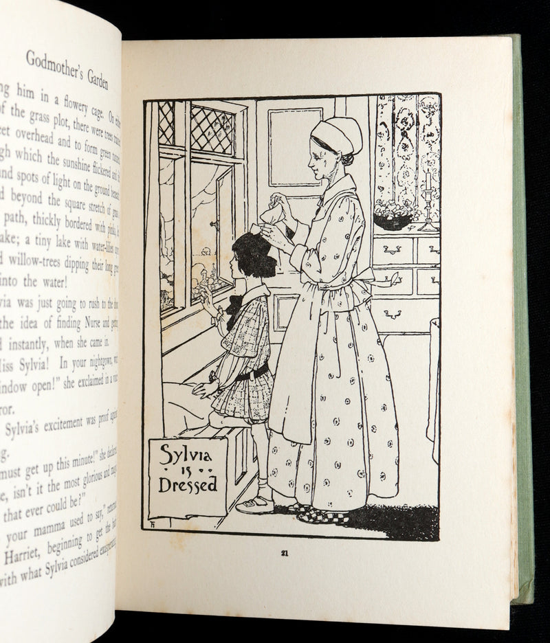 1919 Scarce First Edition - Godmother’s Garden Illustrated by Florence Harrison