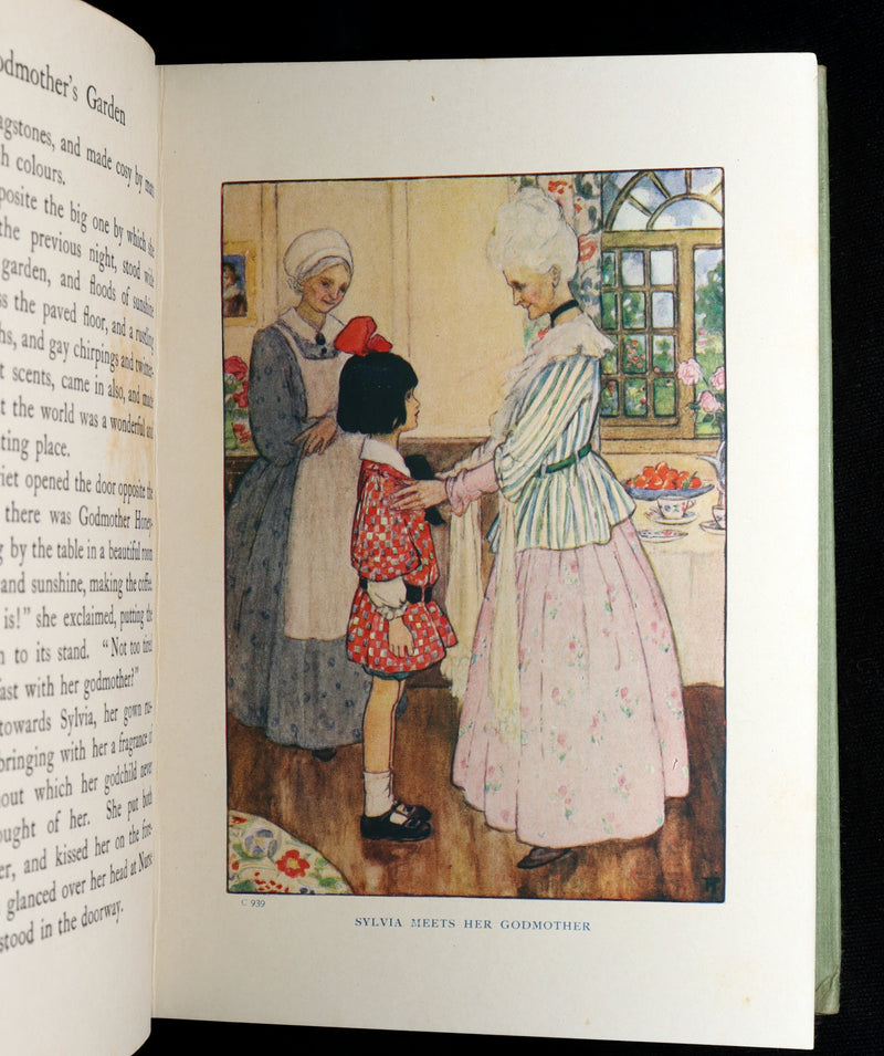 1919 Scarce First Edition - Godmother’s Garden Illustrated by Florence Harrison
