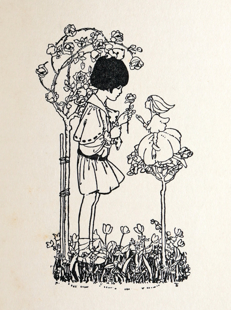 1919 Scarce First Edition - Godmother’s Garden Illustrated by Florence Harrison