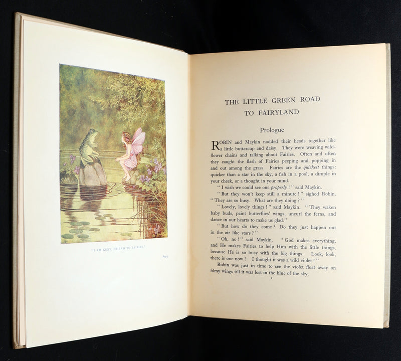 1948 First Australian Ed. - Little Green Road to Fairyland by I. D. Outhwaite