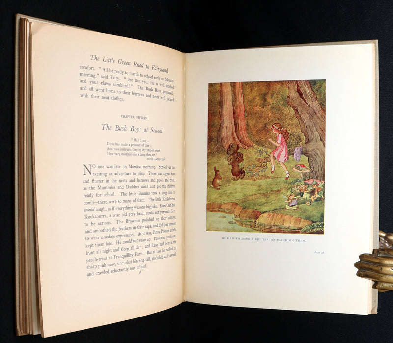 1948 First Australian Ed. - Little Green Road to Fairyland by I. D. Outhwaite