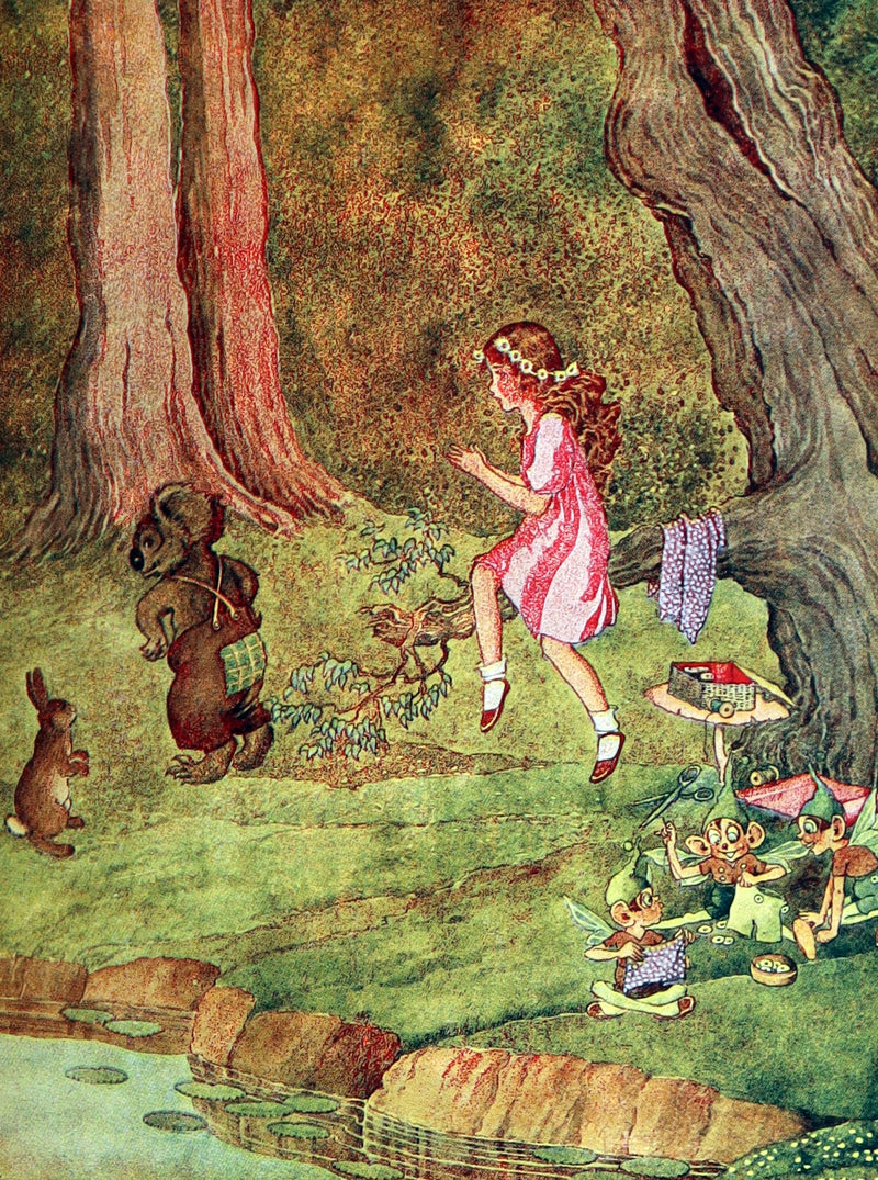 1948 First Australian Ed. - Little Green Road to Fairyland by I. D. Outhwaite