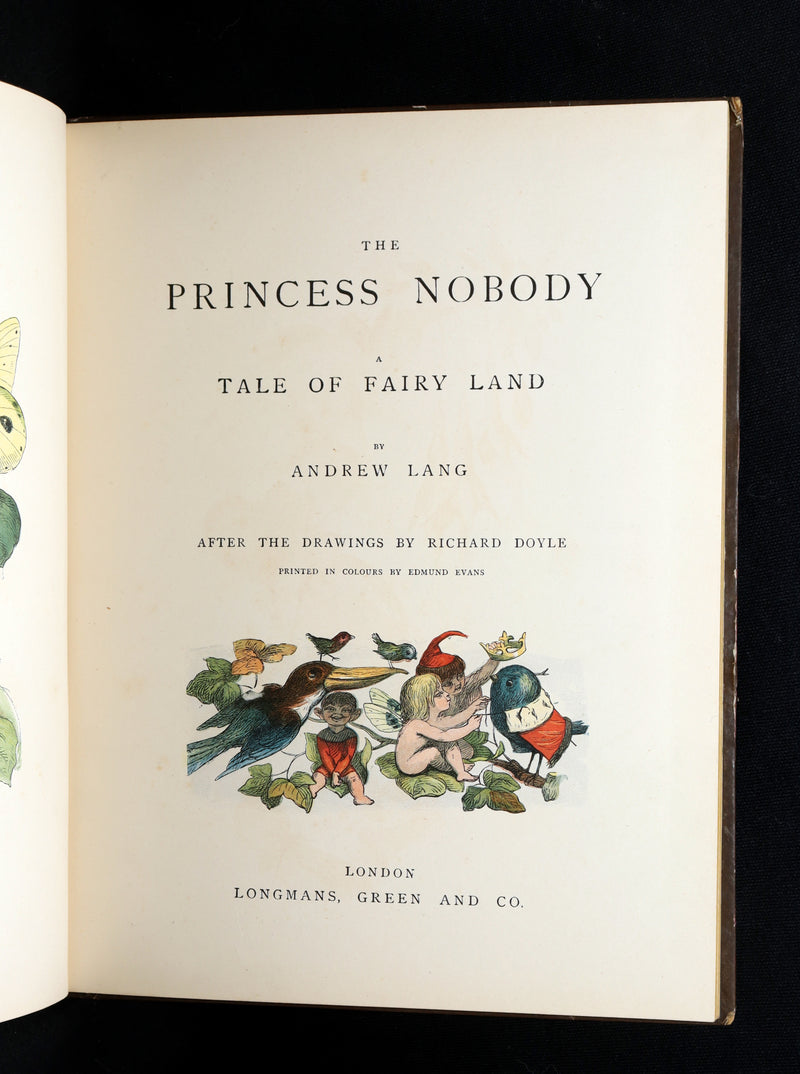 1884 First Edition - The Princess Nobody by A. Lang Illustrated by Richard Doyle