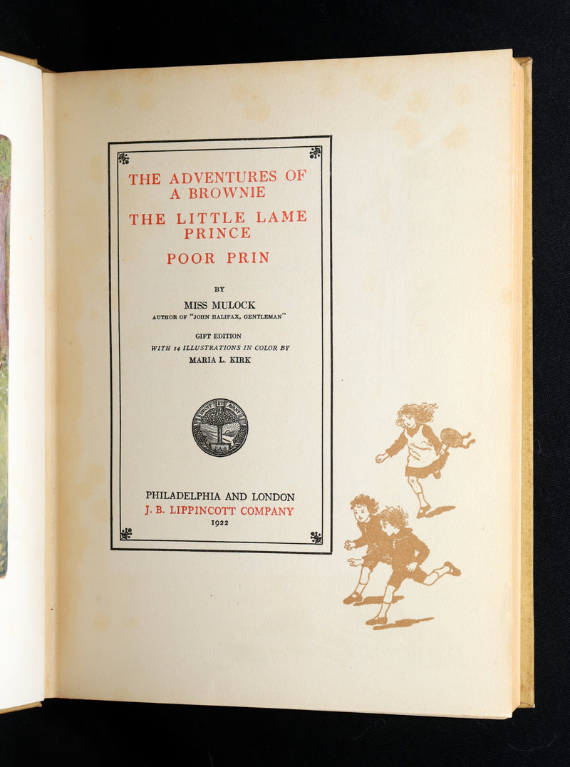 1922 First Gift Edition - Adventures of a Brownie illustrated by Maria L. Kirk