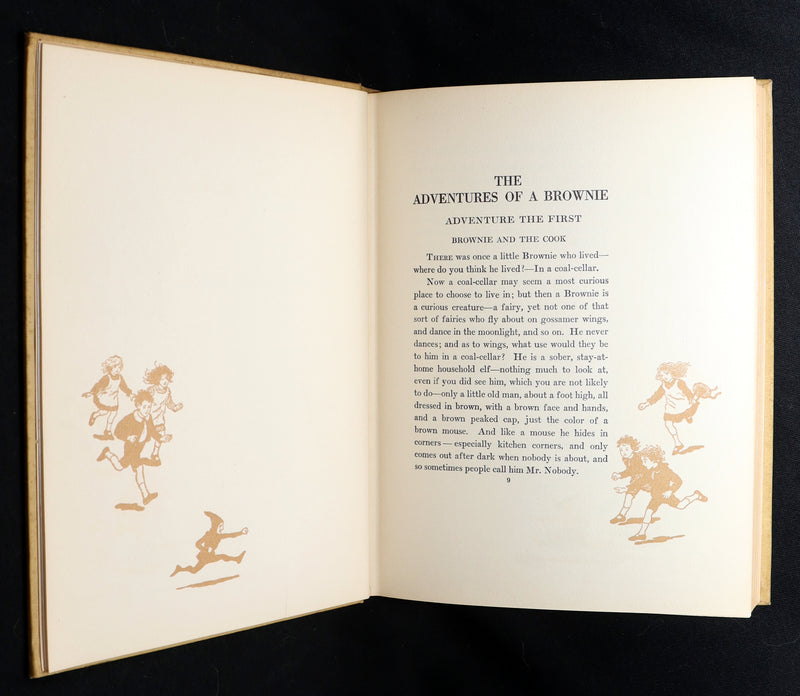 1922 First Gift Edition - Adventures of a Brownie illustrated by Maria L. Kirk