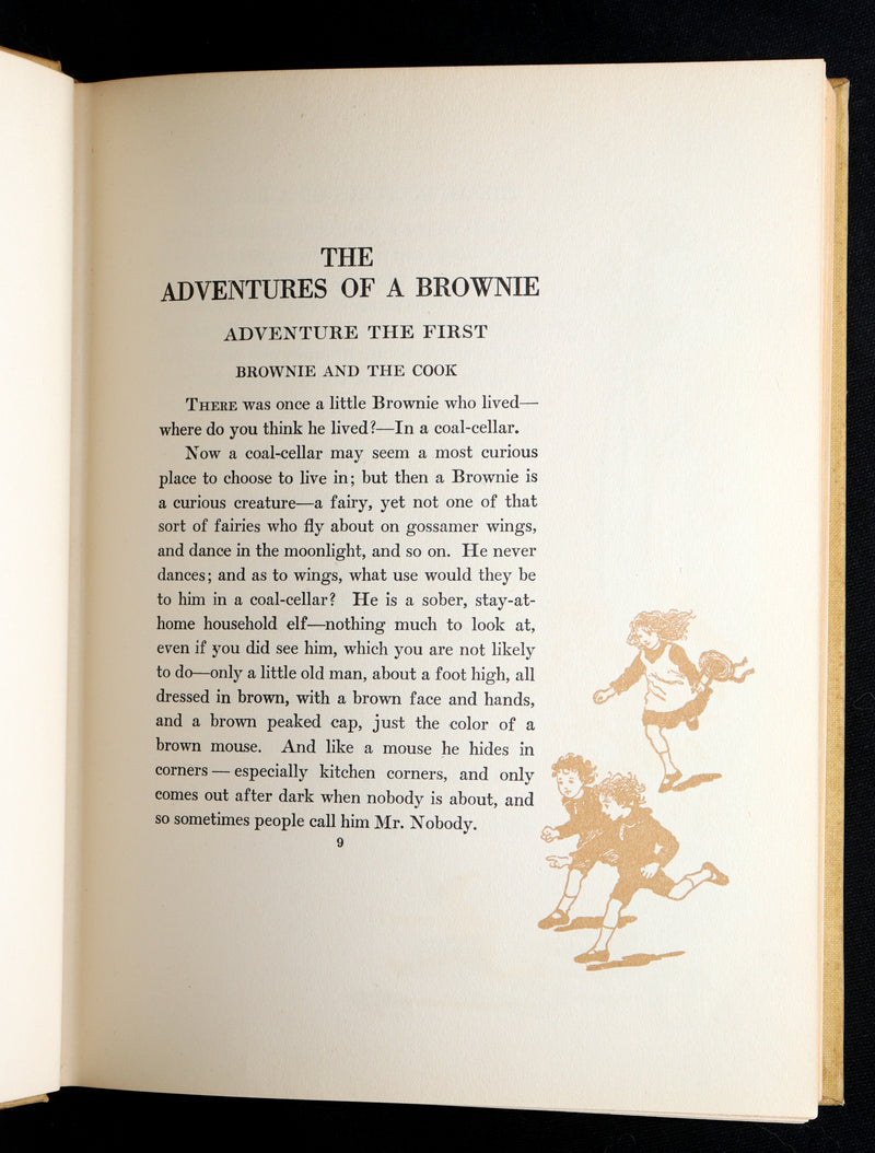 1922 First Gift Edition - Adventures of a Brownie illustrated by Maria L. Kirk