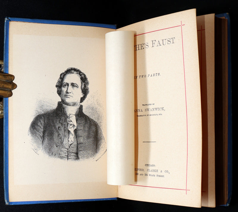 1880 Rare Victorian Edition - Goethe's Faust in two parts, Illustrated