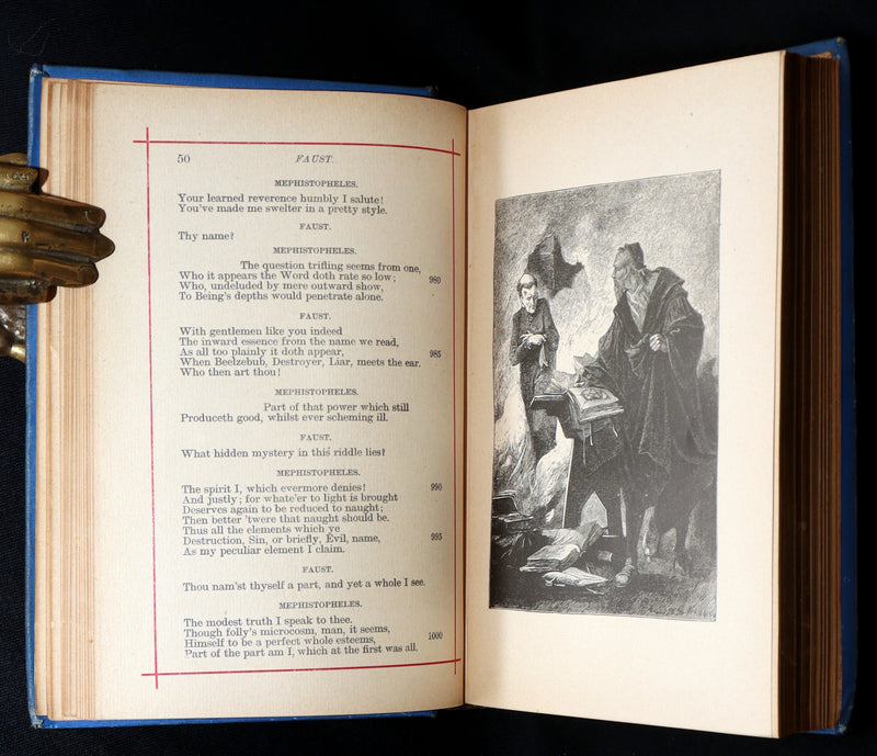 1880 Rare Victorian Edition - Goethe's Faust in two parts, Illustrated