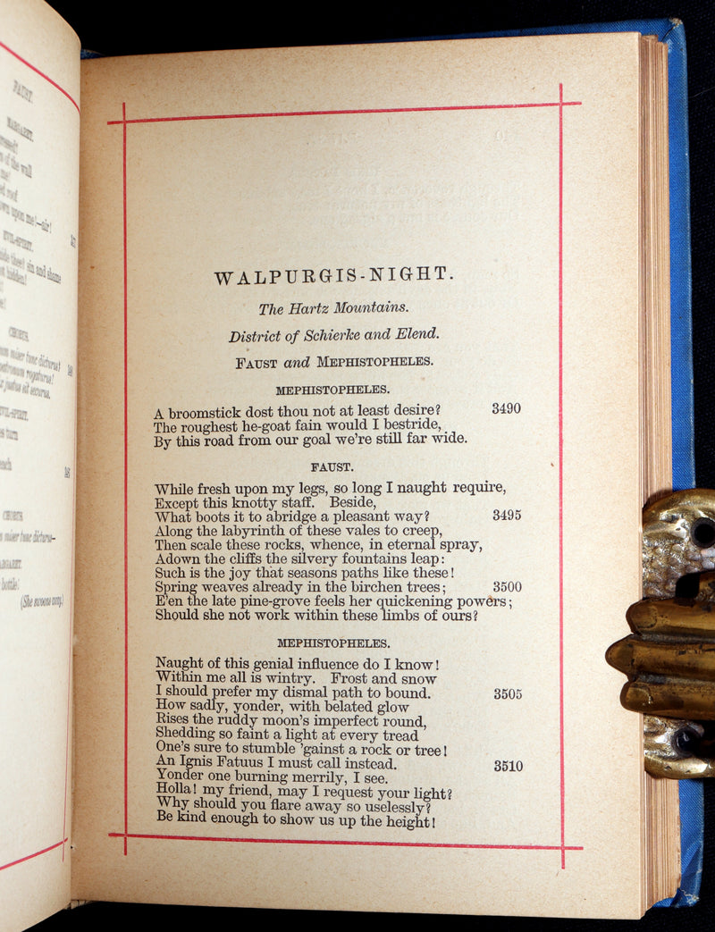 1880 Rare Victorian Edition - Goethe's Faust in two parts, Illustrated