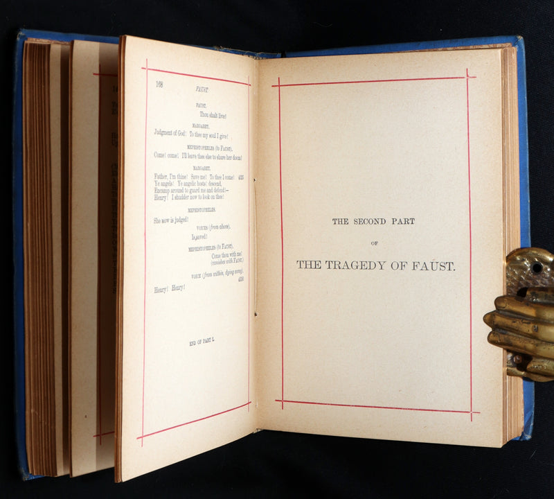 1880 Rare Victorian Edition - Goethe's Faust in two parts, Illustrated