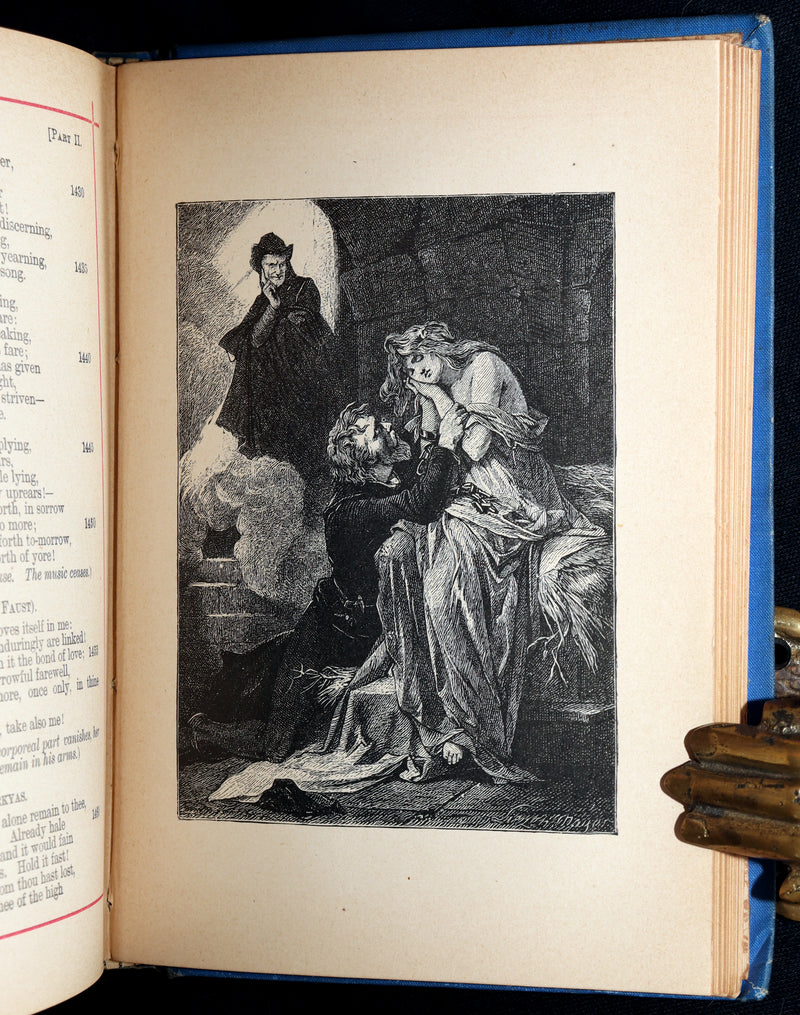 1880 Rare Victorian Edition - Goethe's Faust in two parts, Illustrated