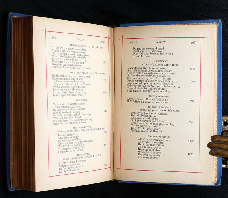 1880 Rare Victorian Edition - Goethe's Faust in two parts, Illustrated