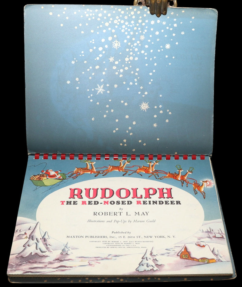 1950 Rare Pop-Up Edition - Rudolph The Red-Nosed Reindeer by Robert L. May