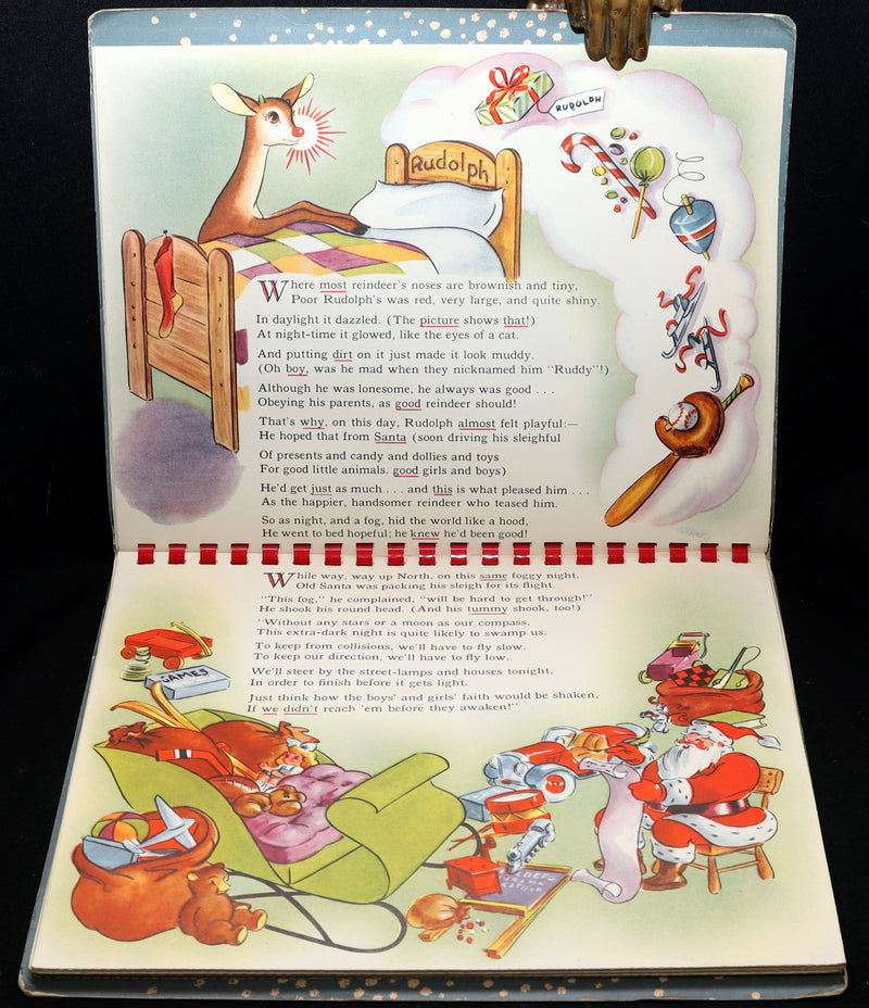 1950 Rare Pop-Up Edition - Rudolph The Red-Nosed Reindeer by Robert L. May
