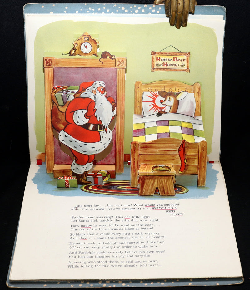 1950 Rare Pop-Up Edition - Rudolph The Red-Nosed Reindeer by Robert L. May
