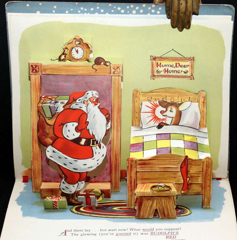 1950 Rare Pop-Up Edition - Rudolph The Red-Nosed Reindeer by Robert L. May