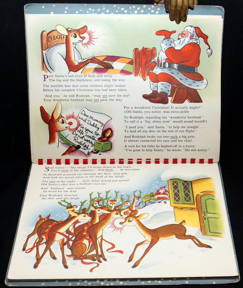 1950 Rare Pop-Up Edition - Rudolph The Red-Nosed Reindeer by Robert L. May